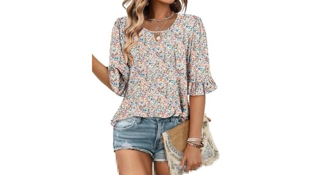 women s bell sleeve tunic