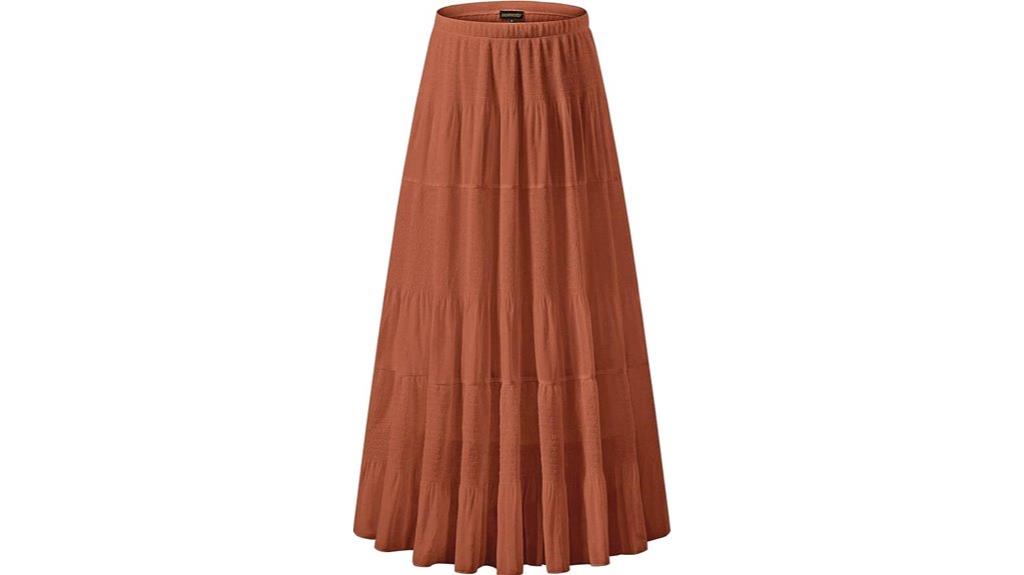 women s chiffon pleated maxi