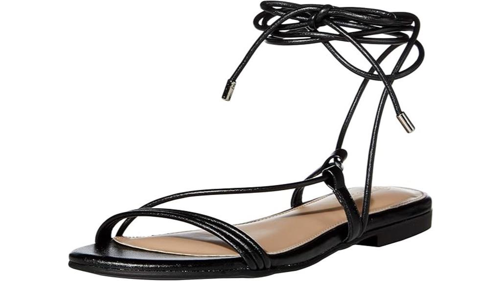 women s lace up flat sandals