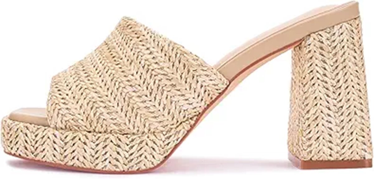 women s raffia wedge sandals