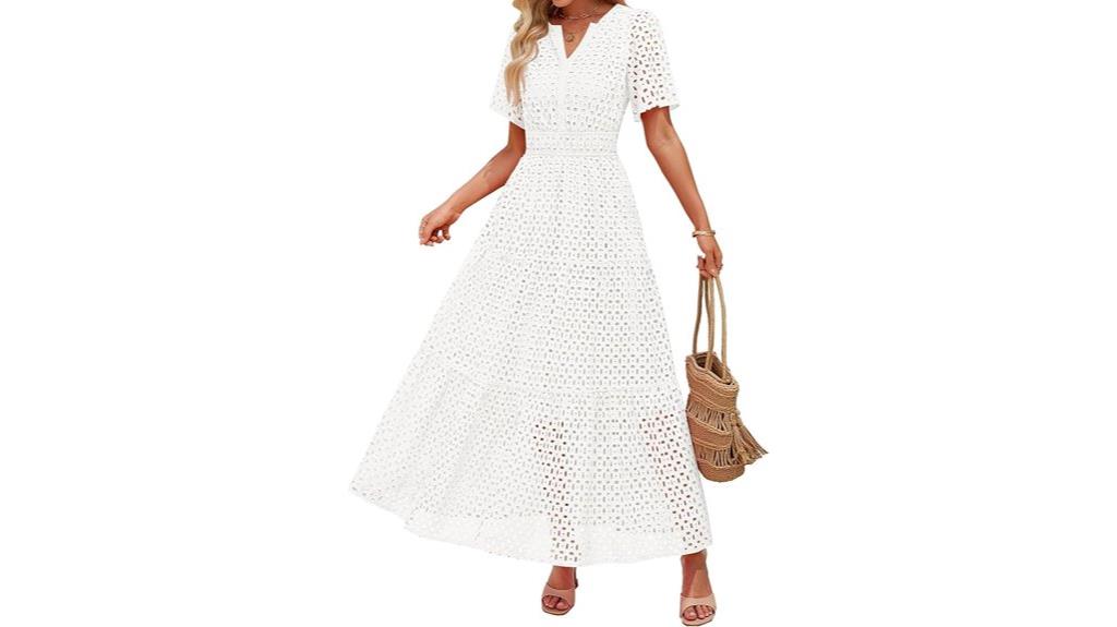women s short sleeve maxi dress