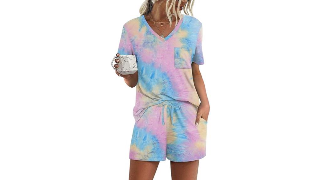women s short sleeve pajamas