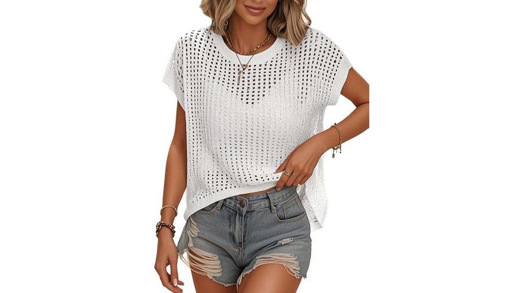 women s summer crochet tank