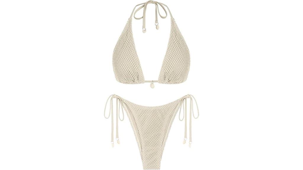 women s triangle bikini set