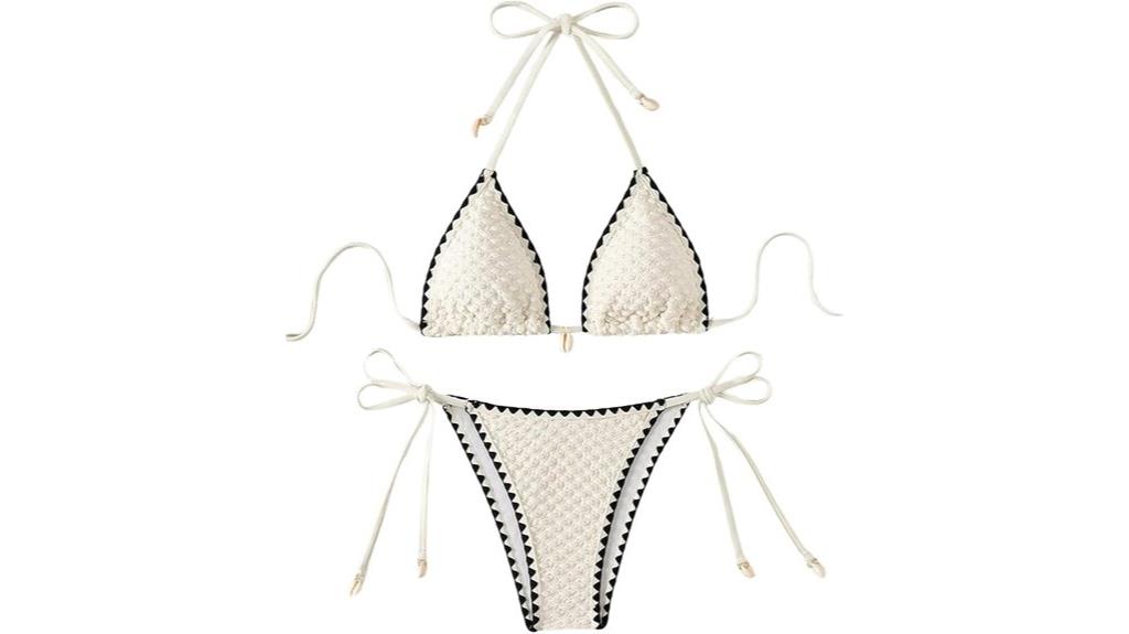 women s triangle bikini sets
