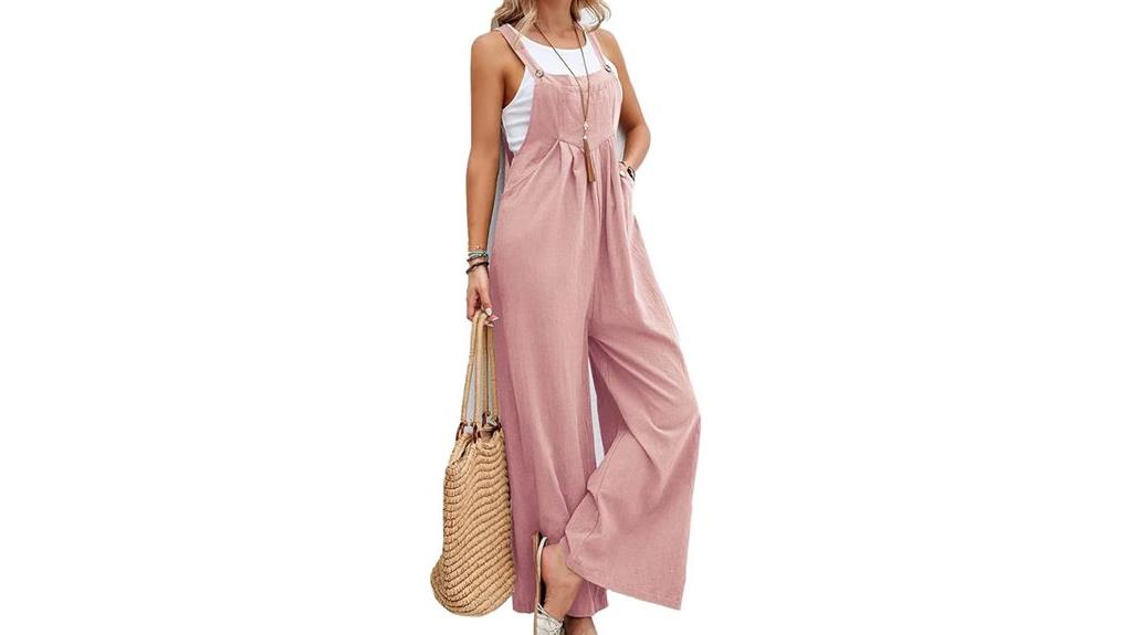 women s wide leg overalls