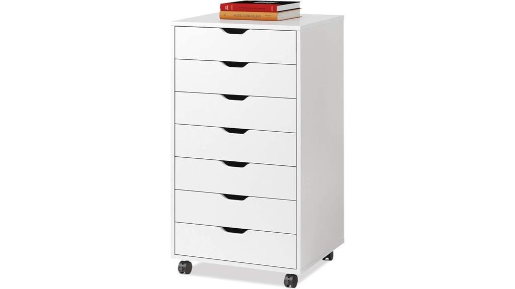 wooden 7 drawer dresser
