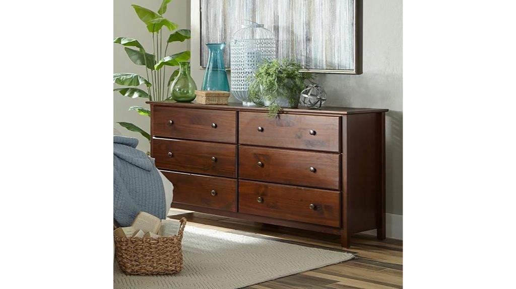 wooden shaker dresser