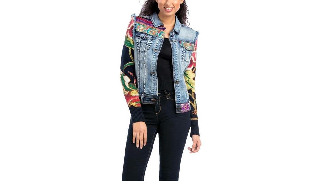 woven patchwork jacket