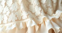 balance lace with ruffles