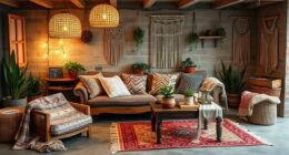 basement boho cozy makeover