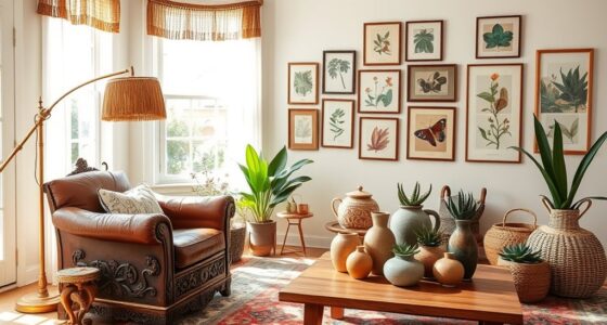 blending vintage with boho