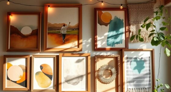 boho art photography arrangement