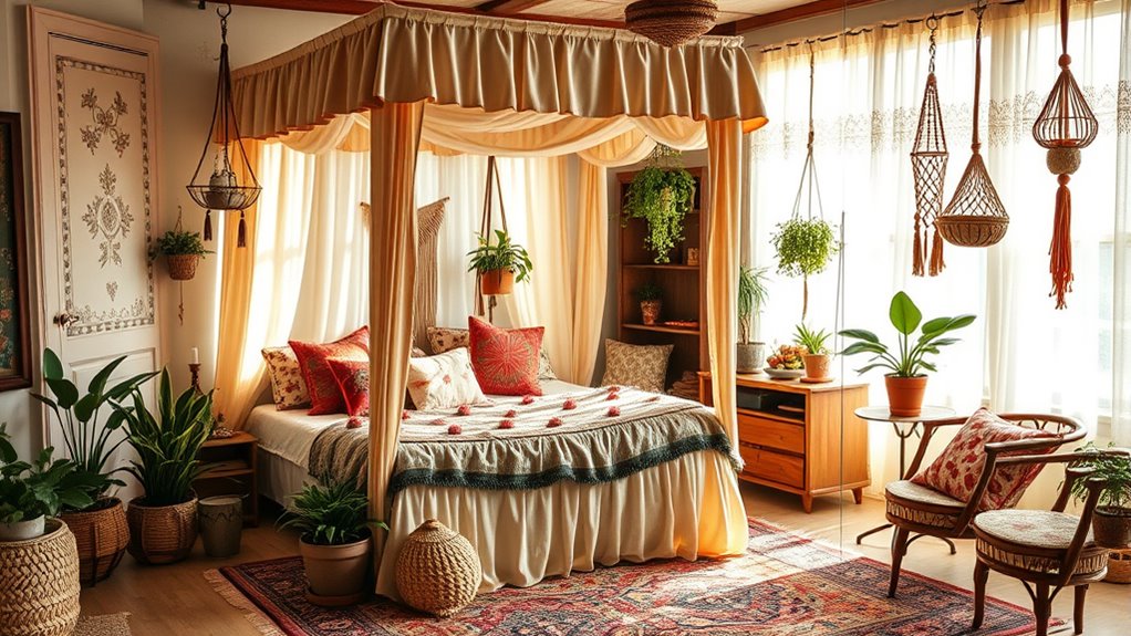 boho bedroom transformation ideas