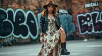 boho edgy grunge fusion