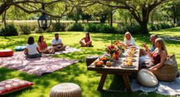 boho food music atmosphere