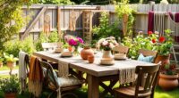 boho garden outdoor decor