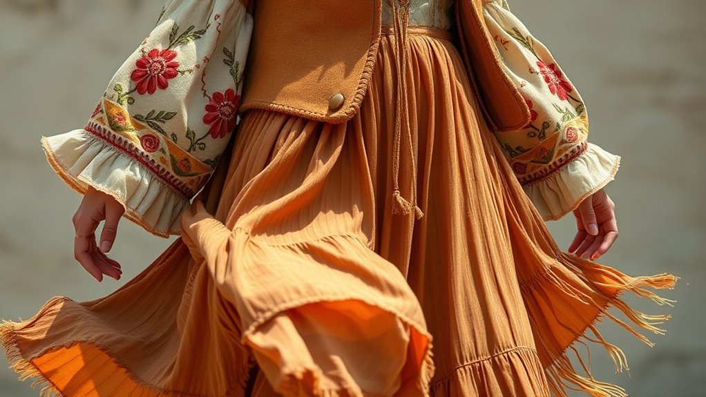 boho layered statement sleeves