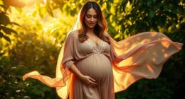 boho maternity flowy fabrics