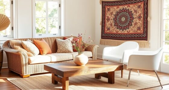 boho minimalist style blend