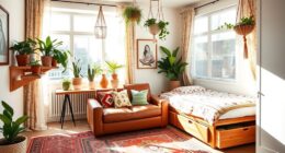 boho small space renovation