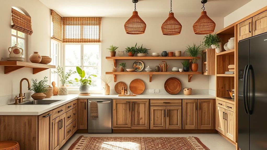 cozy eclectic layered decor