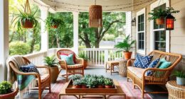 create a boho porch retreat