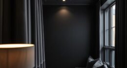 dark accent wall makeover