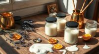 diy boho candle making