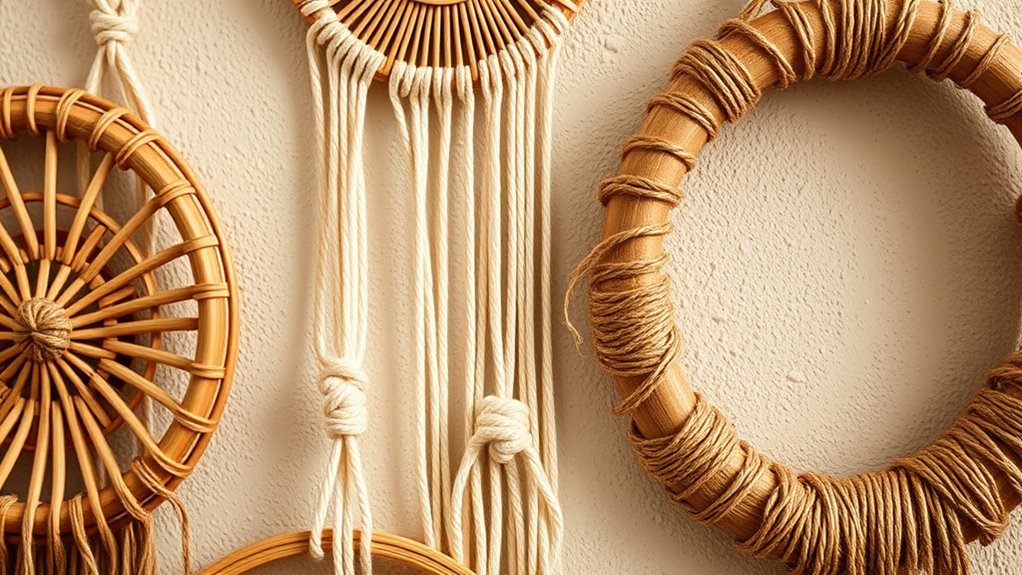 diy natural boho wall art