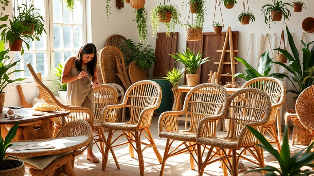 eco friendly boho furniture sourcing