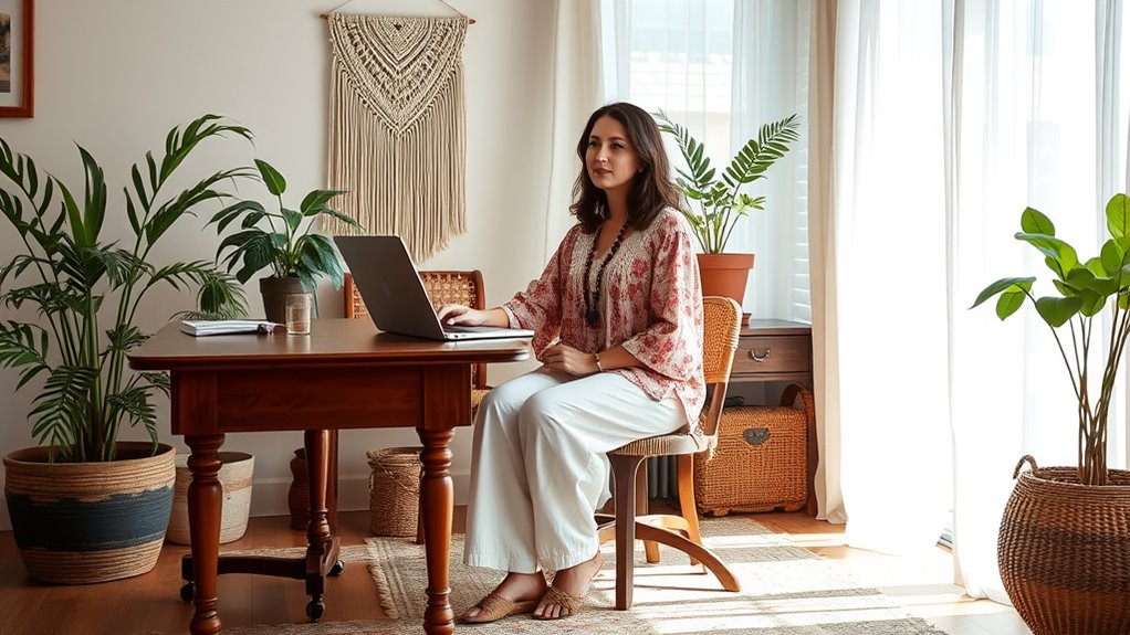 eco friendly boho layering