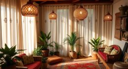 eco friendly boho lighting