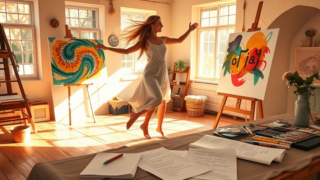 embrace spontaneous creative self expression