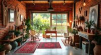 garage to boho space