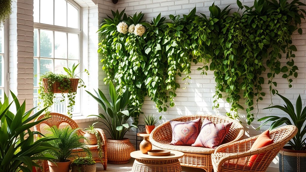 green walls vertical gardens