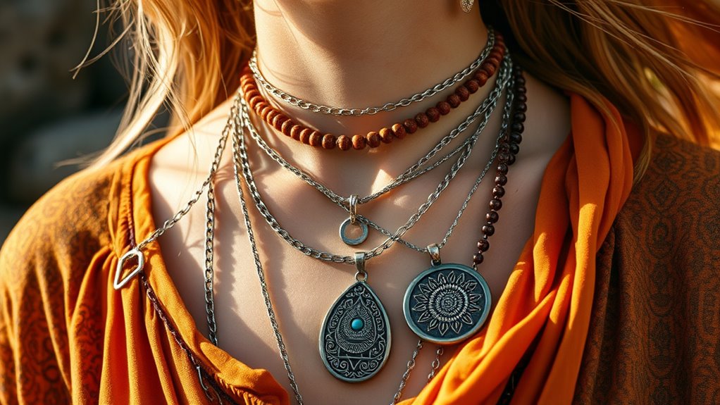 handcrafted accessories in boho