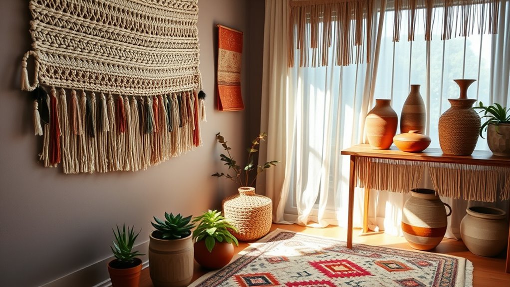 handmade boho decor art