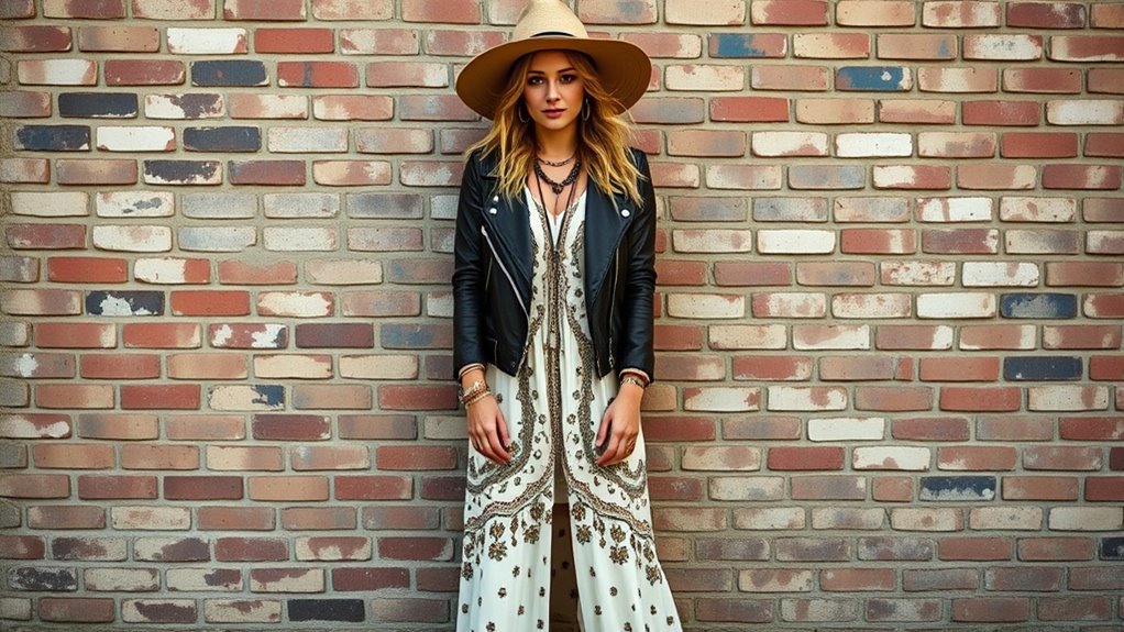 layered boho grunge fusion