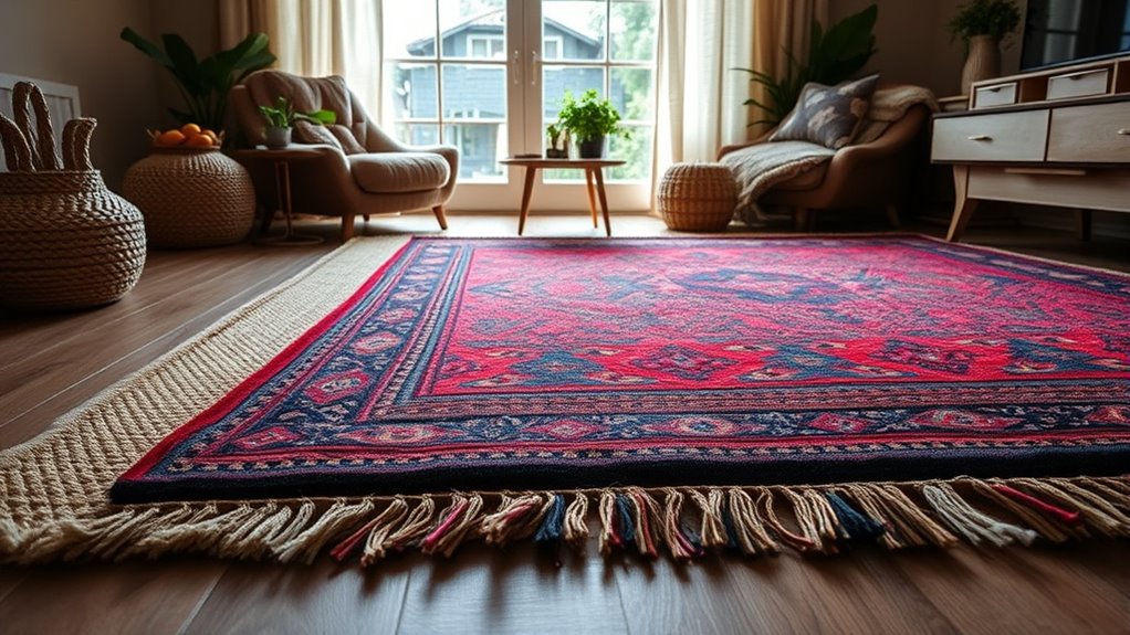 layered boho rug combinations