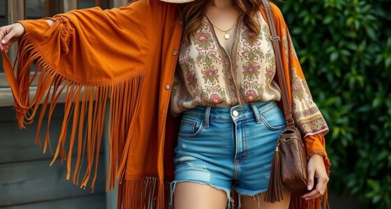 luxe textured boho ensemble