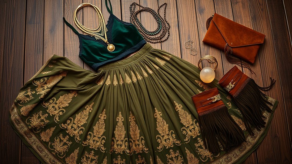 luxe textures boho accessories