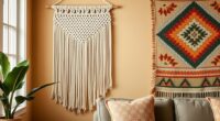 macrame and woven wall art