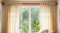 macrame curtain installation guide