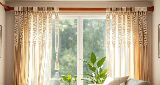 macrame curtain installation guide
