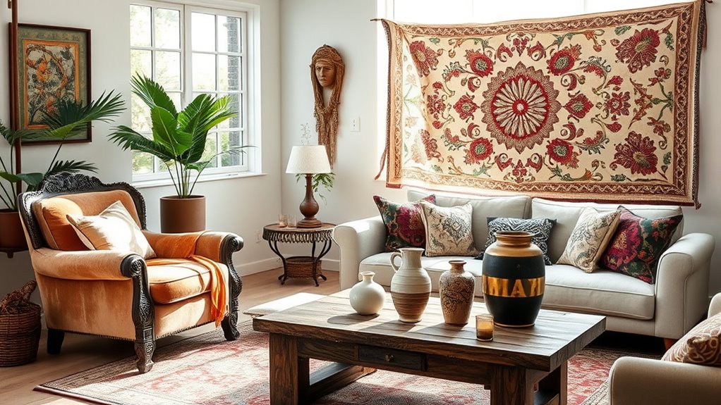 mix vintage with modern