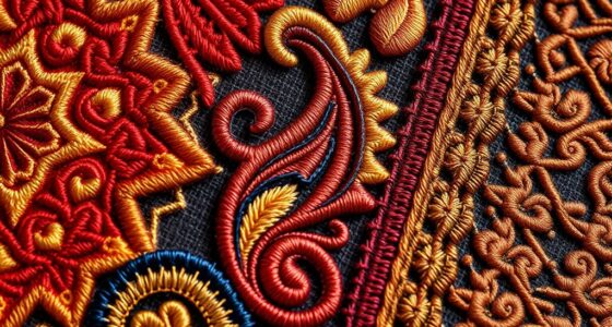 moroccan indian peruvian embroidery