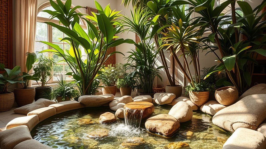 natural tranquil boho sanctuary