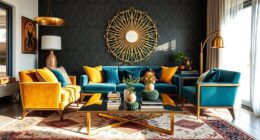 retro art deco boho