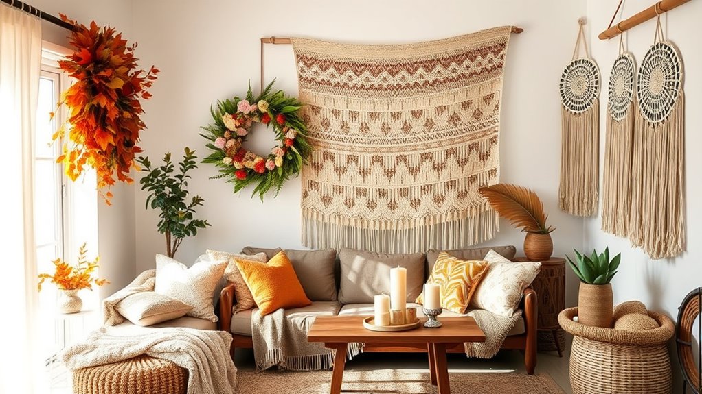seasonal boho decor inspiration